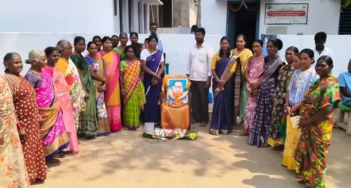 అంబేద్కర్ జయంతి: సర్పంచ్ శంకర్ ముదిరాజ్ ఘన నివాళులు