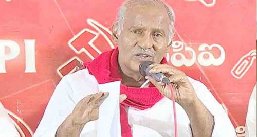 కాంగ్రెస్ ప్రభుత్వనికి హెచ్చరికలు జారీచేసిన  కూనంనేని సాంబశివరావు