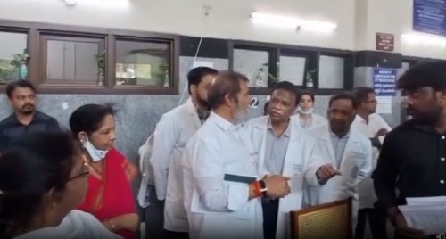 నిమ్స్‌లో ఆరోగ్యశాఖ మంత్రి ఆకస్మిక తనిఖీ